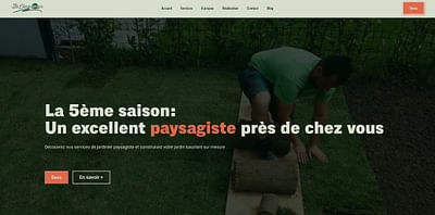 Un excellent paysagiste près de chez vous - Website Creation