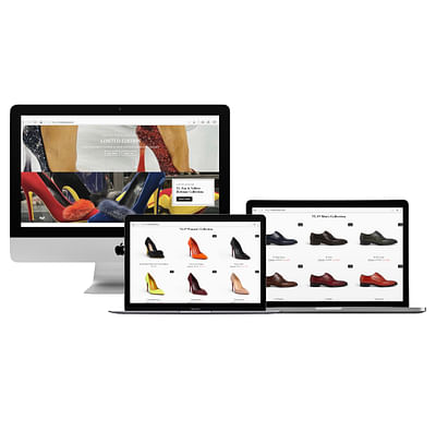 E-commerce Website Design for Vincenzo Lucan - Création de site internet