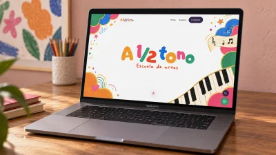 A medio tono: naming and music-school website - Branding & Positioning