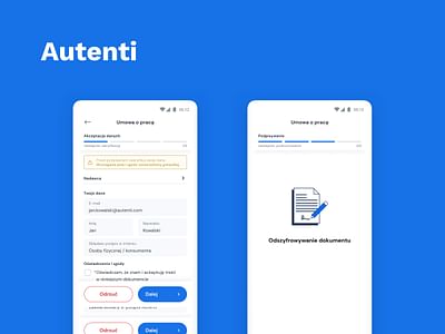 Autenti – A mobile app for e-signatures - Applicazione Mobile