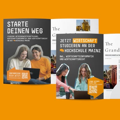 Awareness-Kampagne für die Hochschule Mainz, Fachbereich Wirtschaft - Design & graphisme