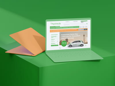 Modernes Markendesign für eine Online-Apotheke - Markenbildung & Positionierung