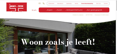 Immo-Desk - Wordpress website op maat - Ergonomie (UX/UI)
