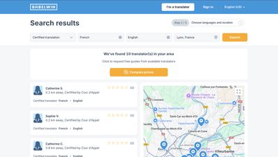 Babelwin – Certified Translator Marketplace - Développement de Logiciel