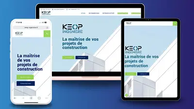 Keop Ingéniérie - Création de site internet