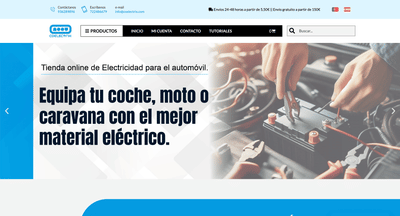 Tienda online de material eléctrico - Publicidad Online