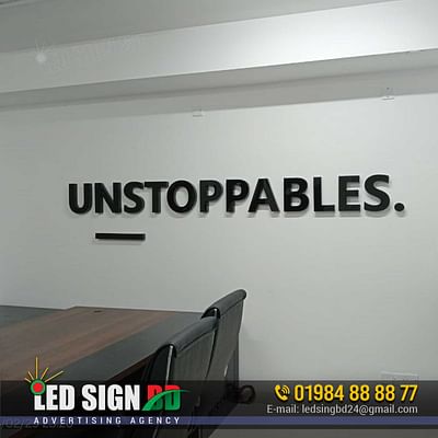 Acrylic Name Plates for Offices Printed - Advertising