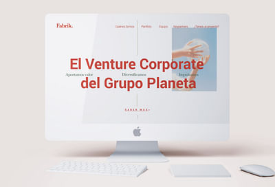 Grupo Planeta - Fabrik - Webseitengestaltung