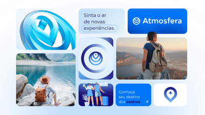 Atmosfera - Travel Company Logo - Image de marque & branding