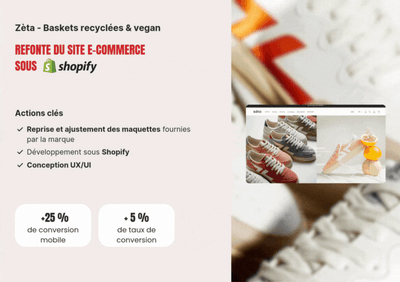 Refonte du site e-commerce Zeta 👟 - E-commerce
