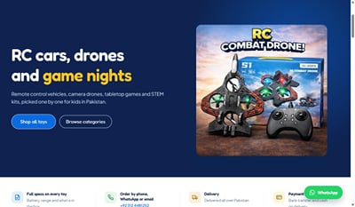 Unique Toy Shop: WooCommerce store with 150+ products - Creación de Sitios Web