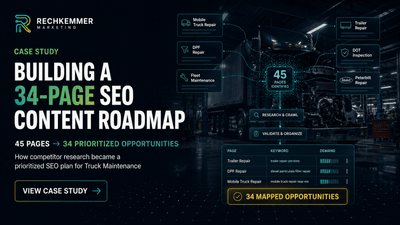 Commercial Truck Maintenance — 34-Page SEO Content Strategy - SEO