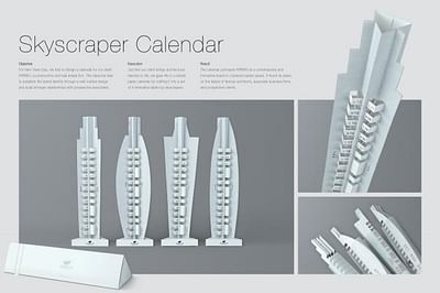 Skyscraper Calendar - Werbung