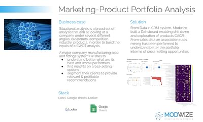 Product Portfolio Analysis - Consulenza dati
