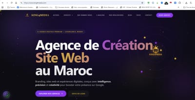 Création Site Web King4Media - Création de site internet