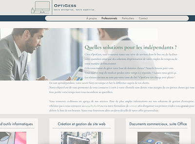 OptiGess - Website Creatie