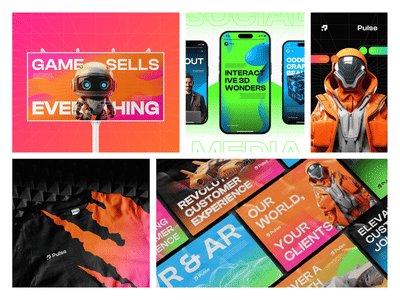 Pulse® - Branding for game development studio - Branding y posicionamiento de marca