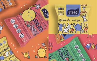 Diseño de packaging para Snaki - Branding & Positioning