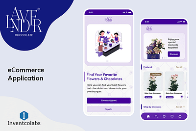 Flower & Chocolate Delivery App - Application mobile