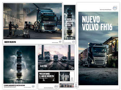 Publicidad Volvo Trucks & Buses - Grafikdesign