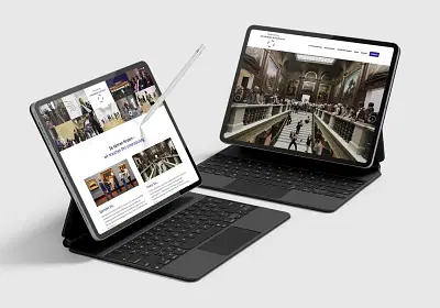 Webprojekt Förderstiftung Hamburger Kunsthalle - Webseitengestaltung
