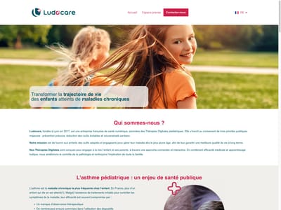 Ludocare — App santé mobile et web pour patients chroniques - Application mobile