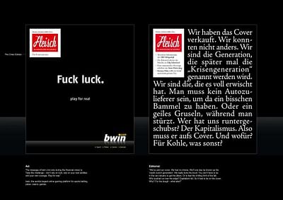 FUCK LUCK - Advertising