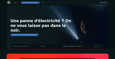 Electricité de Strasbourg : refonte du site institutionnel - Création de site internet