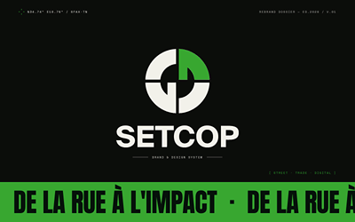 Rebranding - Brand Identity Design Setcop - Réseaux sociaux