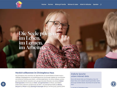 Website Relaunch für Soziale Einrichtung - Webanwendung