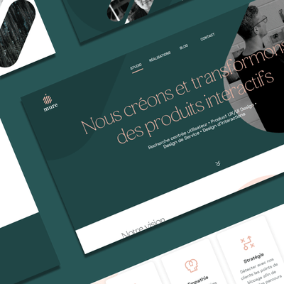 Mure Studio - Studio de design - Création de site internet