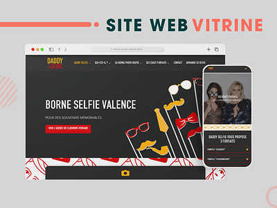 Site web vitrine - Borne à selfie - Webseitengestaltung