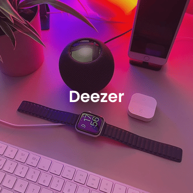 Deezer | Intégration du HomePod - Webanwendung