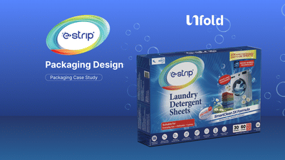 Packaging Design for India’s First Detergent Sheet Brand - Branding y posicionamiento de marca