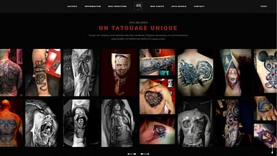 Mystic Tattoo - Création de site internet