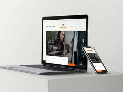 Factum Vastgoed —  Real Estate Website & Rebrand - Image de marque & branding