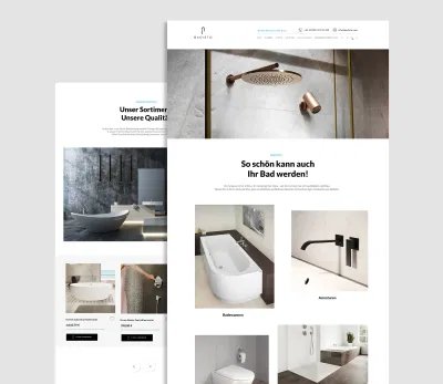 OnlineShop für Badisto - Grafikdesign