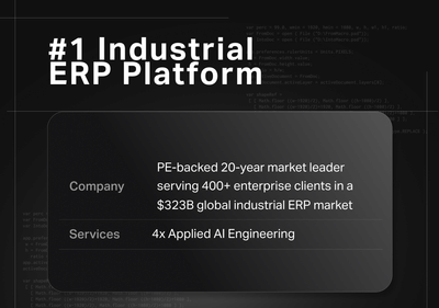 AI Engineering Transformation for #1 ERP - Inteligencia Artificial