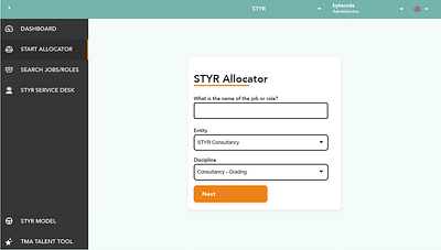 STYR - Moderne functiewaardering - Application web