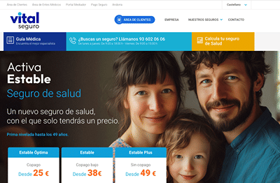 Desarrollo web, SEO, SEM | Vital Seguro - Creación de Sitios Web