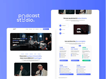 Le Podcast Studio - Création de site internet