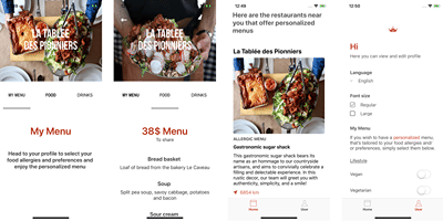 Social Maps application - Motion Design