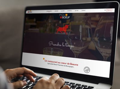 Création du site du restaurant Le Piqu'Boeuf - Website Creatie
