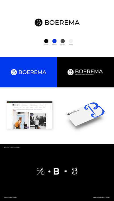 Boerema Lederwaren Rebranding - Branding & Positionering