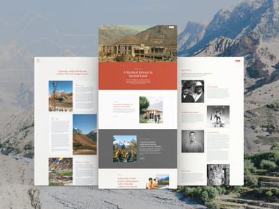 Shinta Mani Mustang Website Design & Development - Content-Strategie
