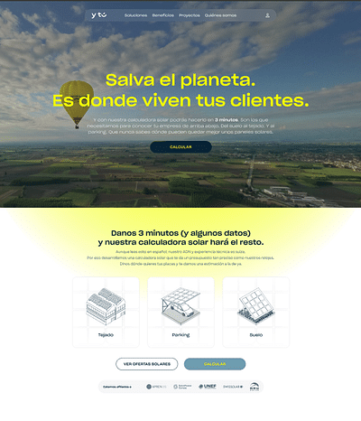 B2B Solar Installations in Spain - Webseitengestaltung