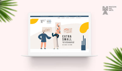 Website for la Maison des Arts - Création de site internet