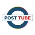 Post tube logo