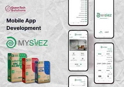Suez Cement - Mobile Application - Création de site internet