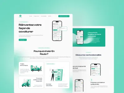 App mobile de covoiturage - En Route Covoiturage - Création de site internet